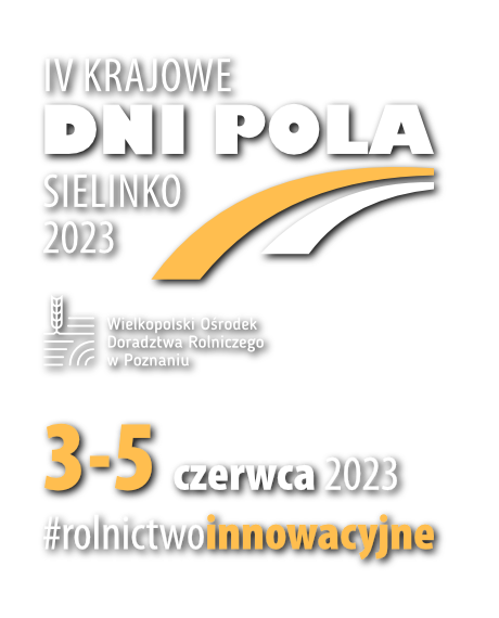 Logotyp krajowe dni pola z datą rozpoczęcia imprezy 3-5 czerwca 2023